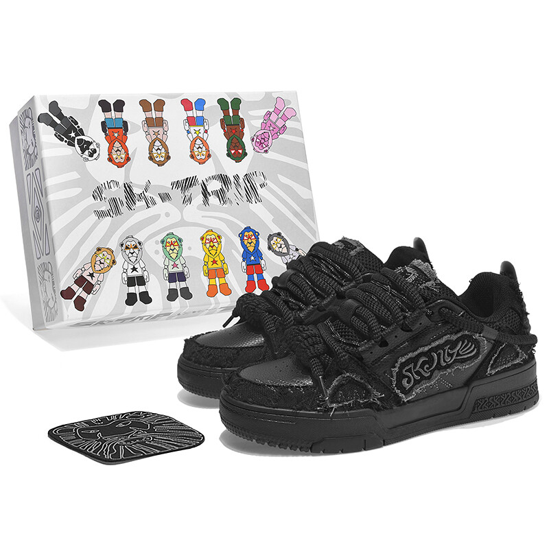 Кеды, скейтборд обувь унисекс низкий верх Phantom Night Dark Sk.Trip, цвет Phantom Night Black
Кеды, скейтборд обувь унисекс низкий верх Phantom Night Dark Sk.Trip, цвет Phantom Night Black