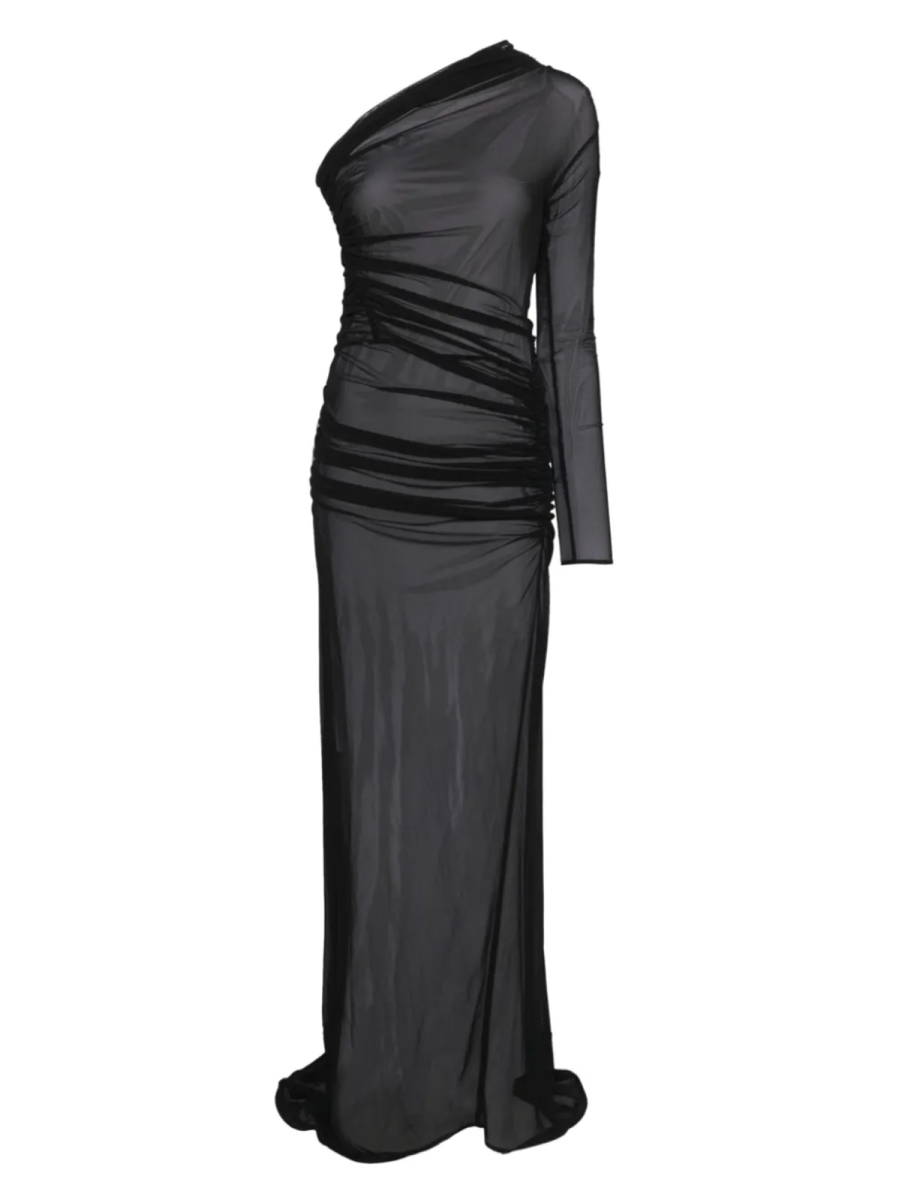 Платье макси на одно плечо Atlein, черный
Платье макси на одно плечо Atlein, черный