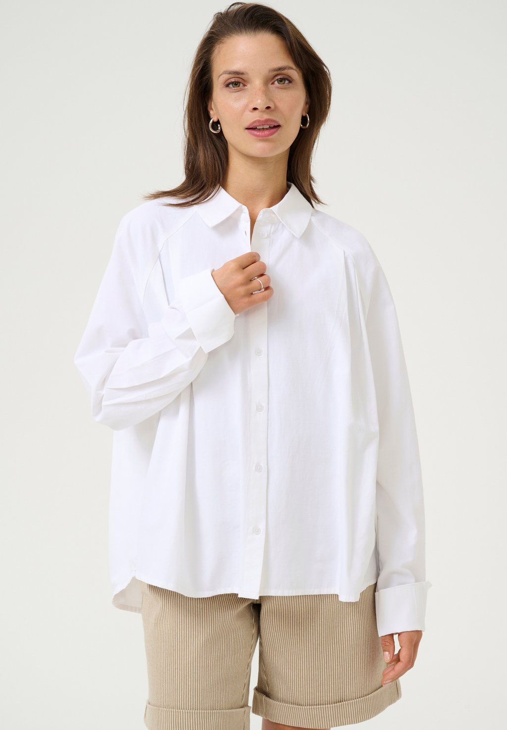 Блузка на пуговицах KAHAILY Kaffe, белый
Блузка на пуговицах KAHAILY Kaffe, белый