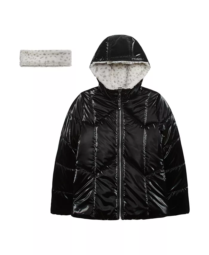 Детская утепленная куртка с эффектом отражения Reflective Shine Fashion Puffer Jacket для девочек 7-16 лет Jessica Simpson, черный
Детская утепленная куртка с эффектом отражения Reflective Shine Fashion Puffer Jacket для девочек 7-16 лет Jessica Simpson, черный