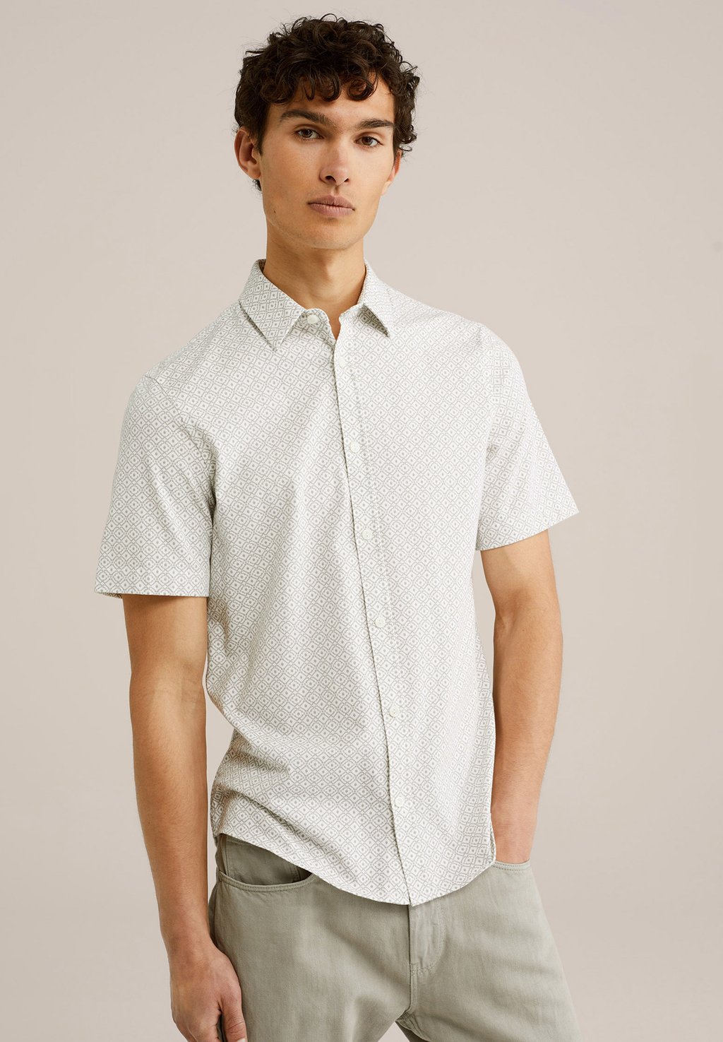 Рубашка WE Fashion, светло-серый
Рубашка WE Fashion, светло-серый