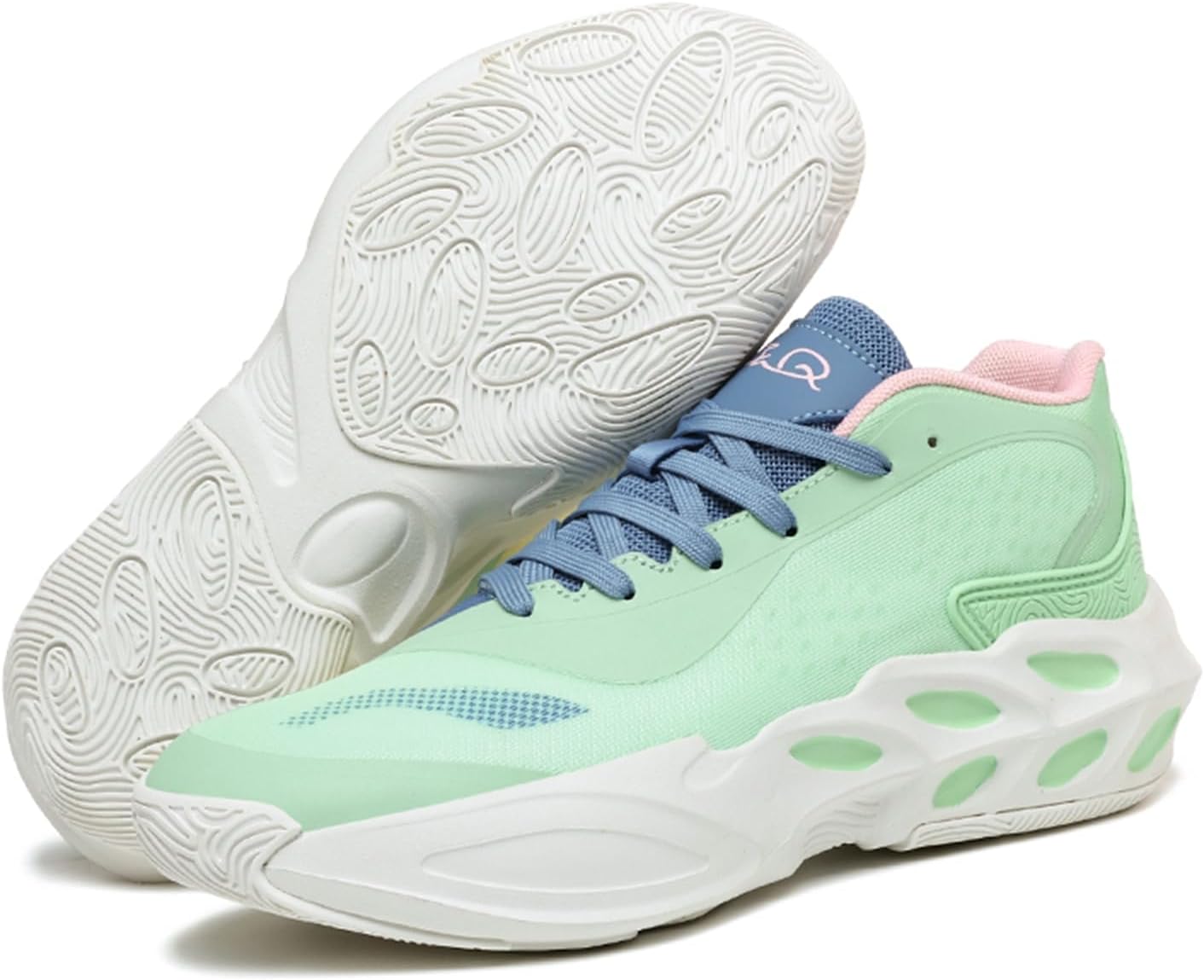 Мужские вязаные дышащие модные баскетбольные кроссовки на шнуровке с круглым носком и толстой подошвой, амортизирующие и противоскользящие повседневные спортивные обувь, подходящие для тенниса, бадминтона и бега Qaoterod, зеленый
Мужские вязаные дышащие модные баскетбольные кроссовки на шнуровке с круглым носком и толстой подошвой, амортизирующие и противоскользящие повседневные спортивные обувь, подходящие для тенниса, бадминтона и бега Qaoterod, зеленый