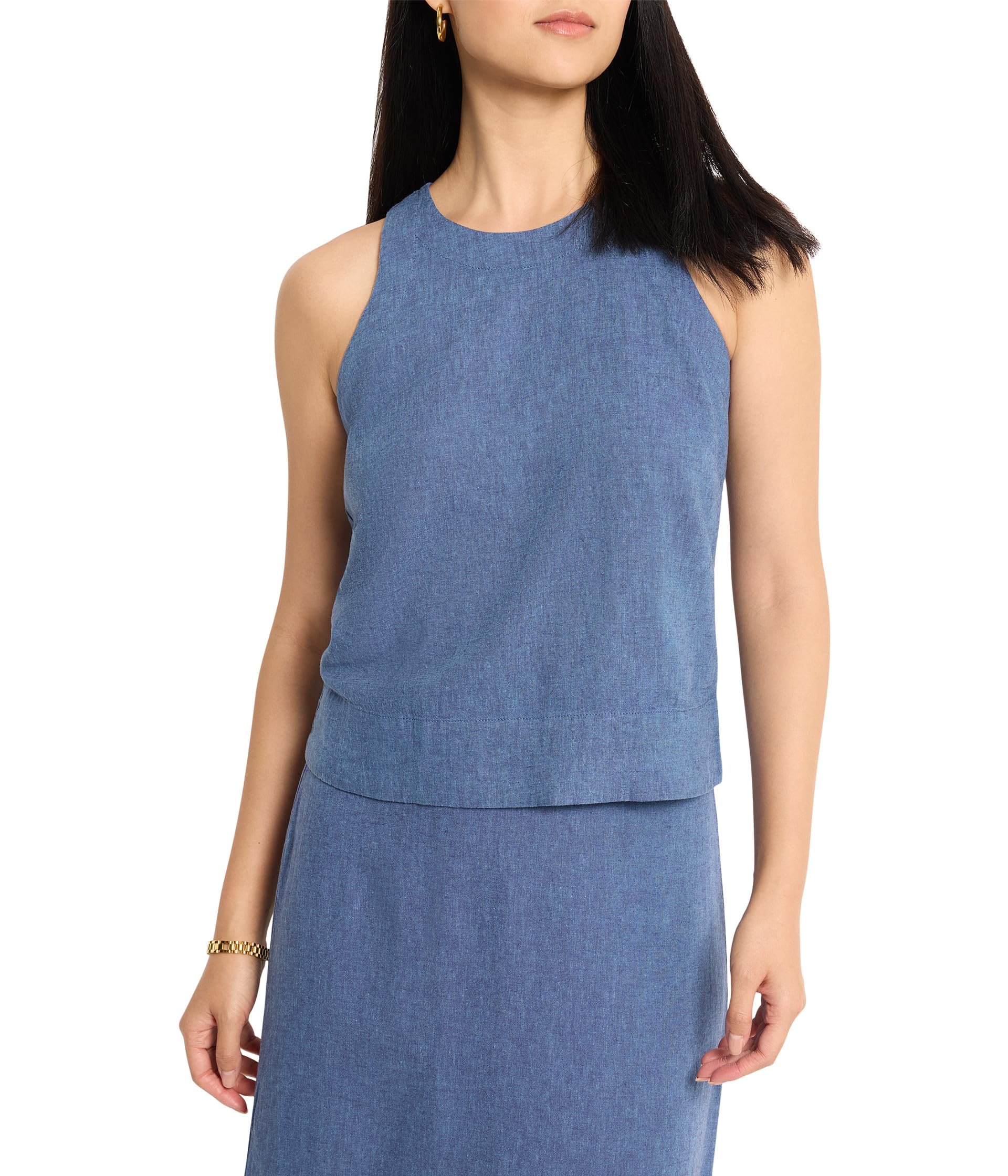 Топ NIC+ZOE Petite Rumba Linen Pop On Tank, Blue Mix
Топ NIC+ZOE Petite Rumba Linen Pop On Tank, Blue Mix