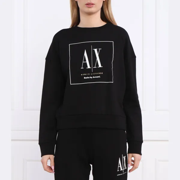 Толстовка обычного кроя Armani Exchange, черный
Толстовка обычного кроя Armani Exchange, черный