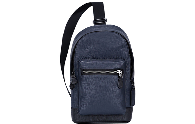 COACH Кожаный поясной рюкзак мужской маленький темно-синий
COACH Кожаный поясной рюкзак мужской маленький темно-синий