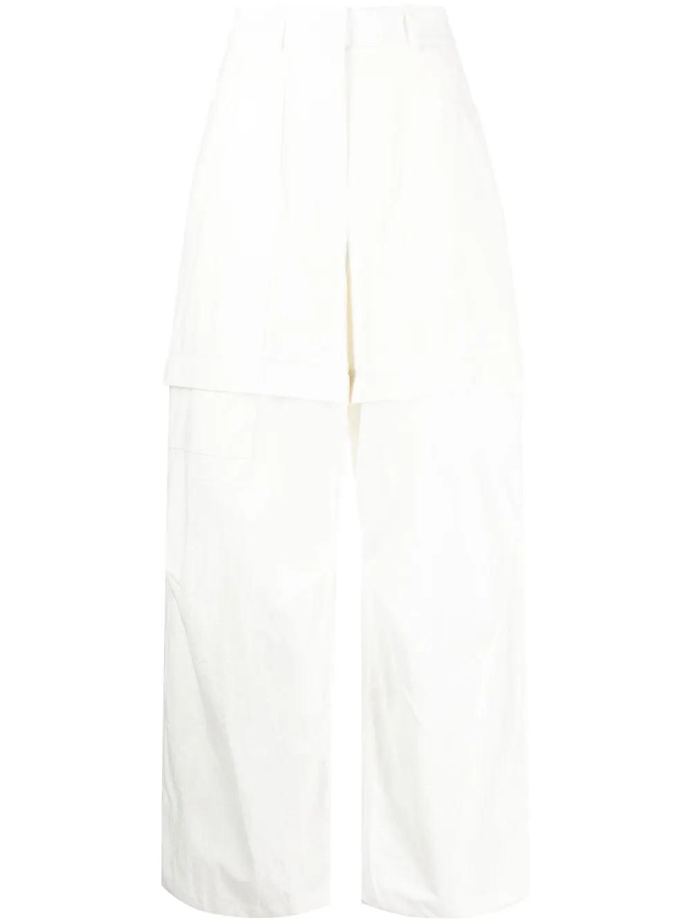 Брюки карго с завышенной талией Juun.J, белый
Брюки карго с завышенной талией Juun.J, белый