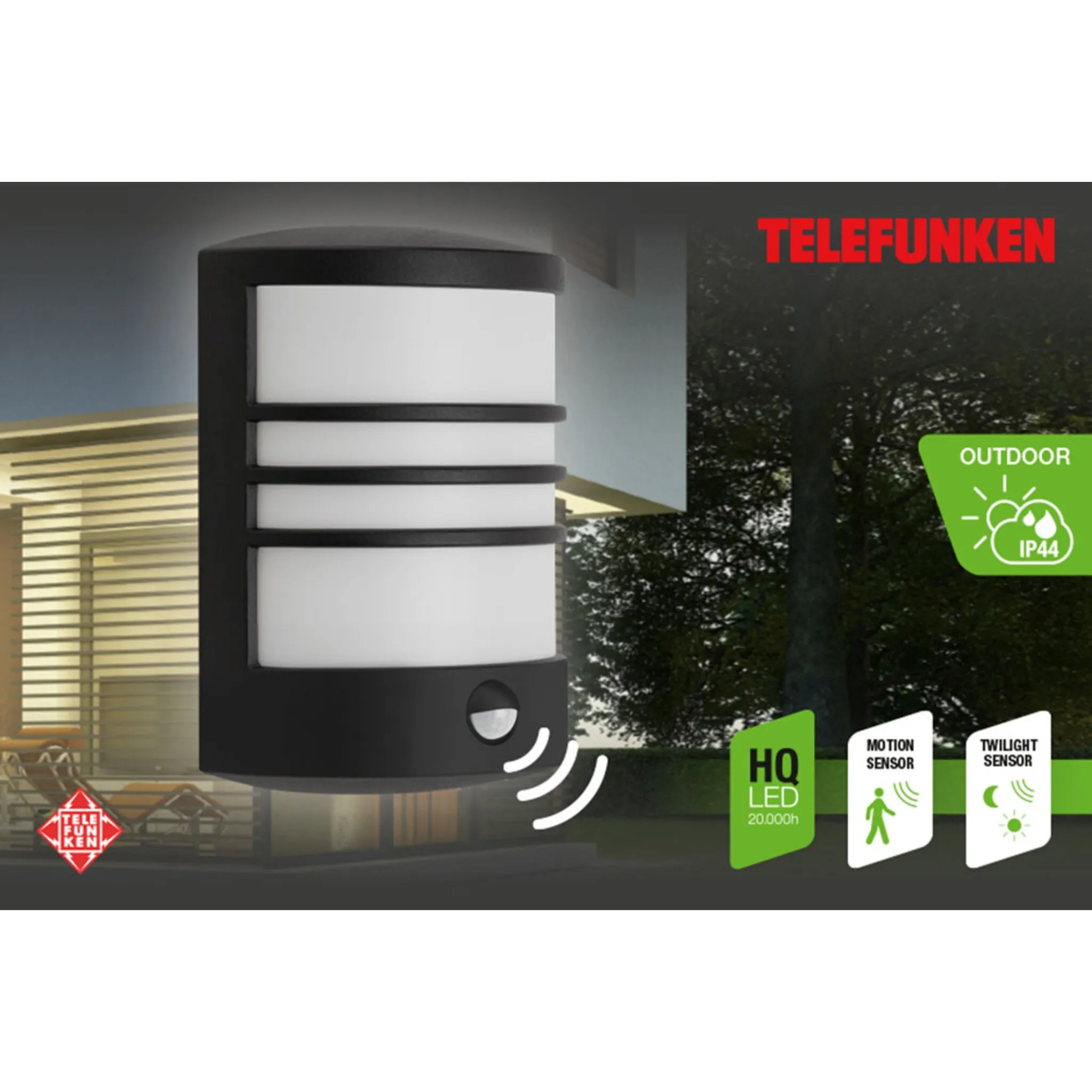 Светодиодный настенный светильник Telefunken для наружного освещения «ТОЛЕДО», белый
Светодиодный настенный светильник Telefunken для наружного освещения «ТОЛЕДО», белый