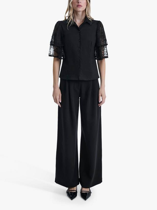 Футболка с кружевными вставками спереди James Lakeland, Black
Футболка с кружевными вставками спереди James Lakeland, Black