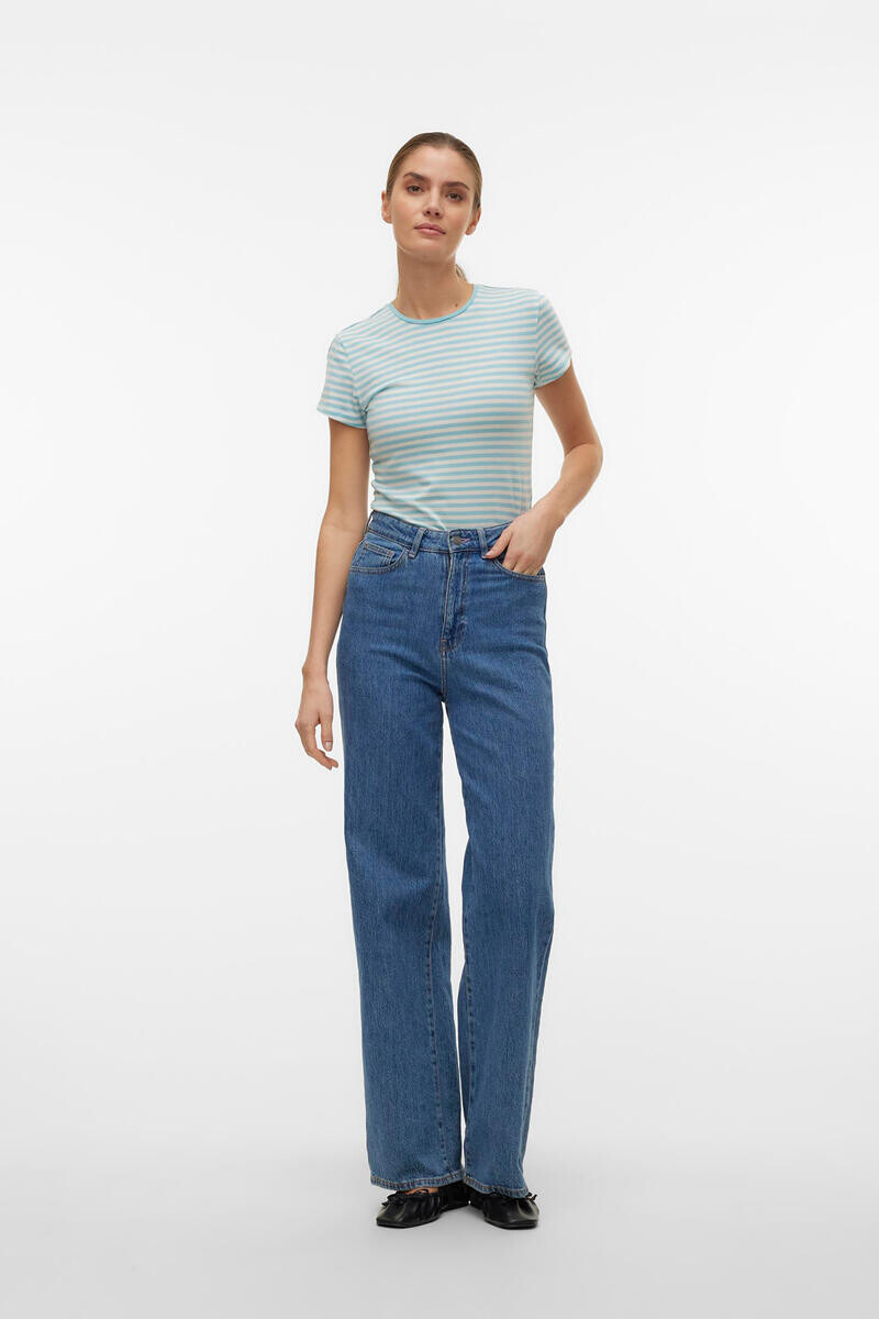 Полосатая футболка с коротким рукавом Vero Moda, синий
Полосатая футболка с коротким рукавом Vero Moda, синий