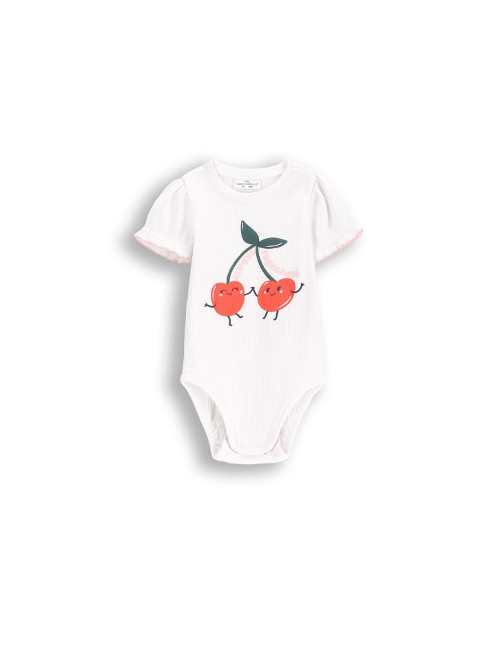 Coccodrillo Белый боди с короткими рукавами
Coccodrillo Белый боди с короткими рукавами