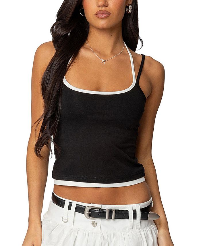 Ройя Многослойный Топ-Халтер Edikted, черный
Ройя Многослойный Топ-Халтер Edikted, черный