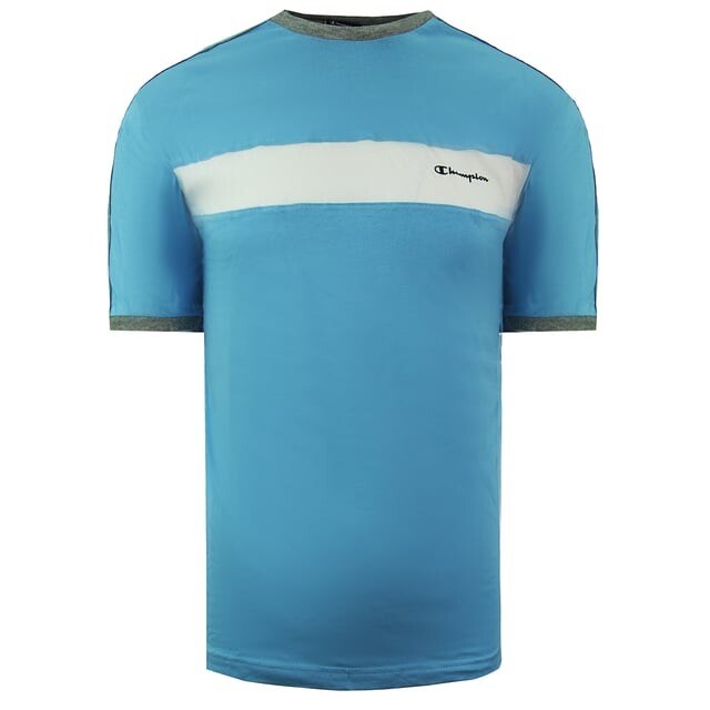 Американская мужская синяя футболка Champion, синий
Американская мужская синяя футболка Champion, синий