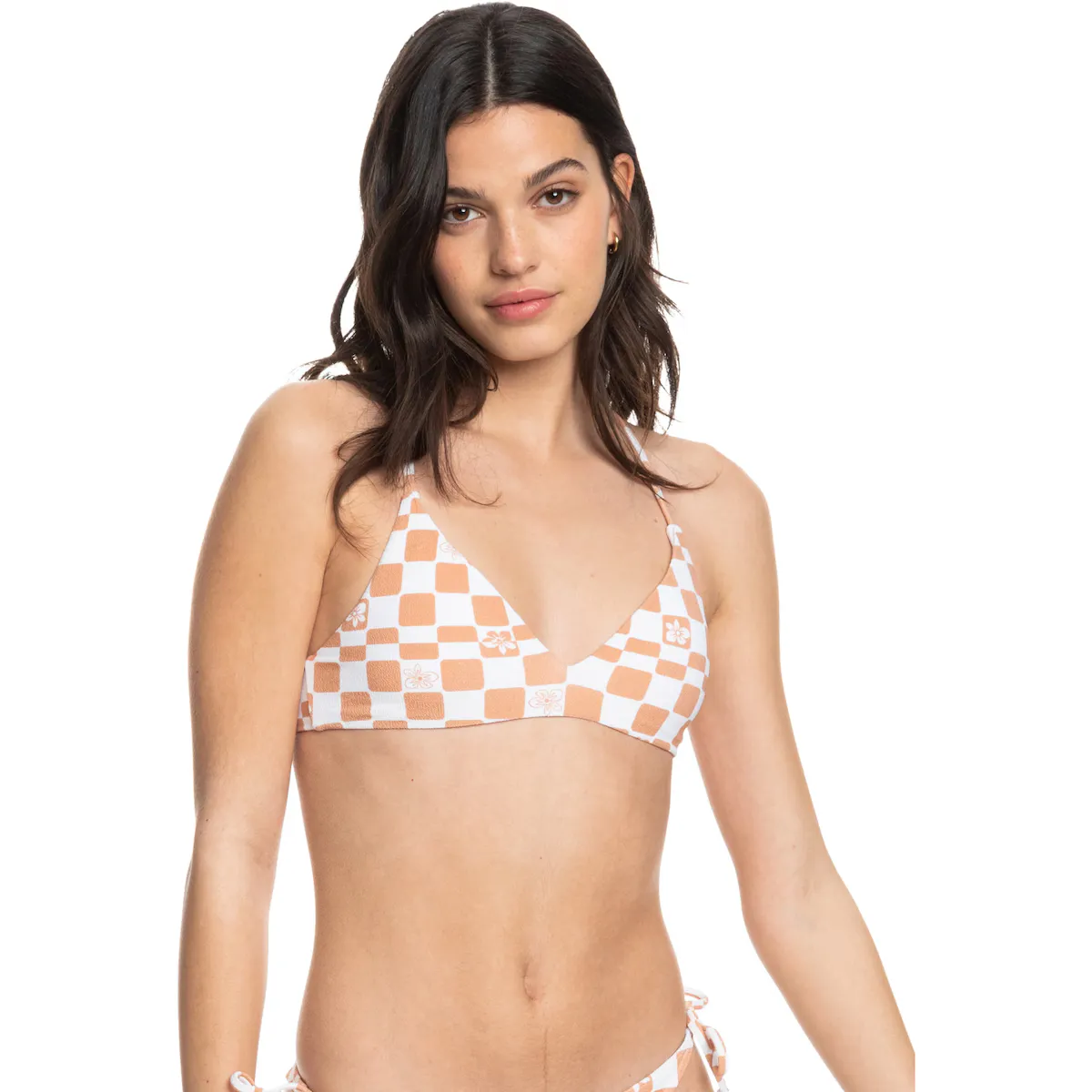 Check It Roxy Женский топ бикини, белый/коричневый
Check It Roxy Женский топ бикини, белый/коричневый