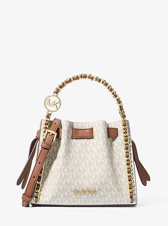 Маленькая фирменная сумка-цепочка с логотипом Mina Michael Kors, белый
Маленькая фирменная сумка-цепочка с логотипом Mina Michael Kors, белый