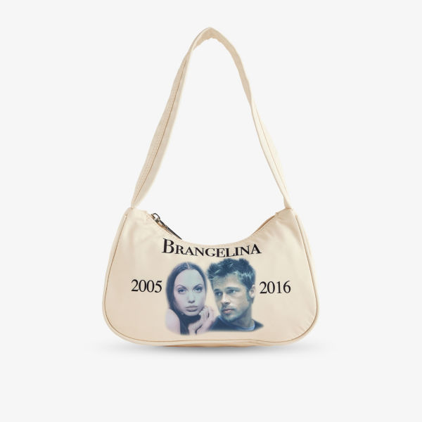 Сумка через плечо Praying Brangelina с фото-принтом, белый
Сумка через плечо Praying Brangelina с фото-принтом, белый