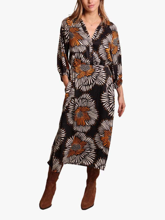 Платье миди Fusion Floral Traffic People, Black
Платье миди Fusion Floral Traffic People, Black