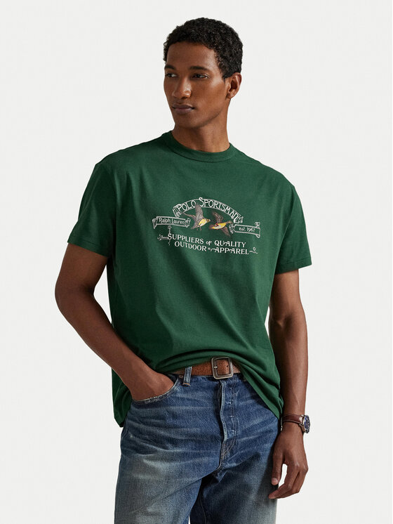 Футболка classic fit 710981142004 Polo Ralph Lauren, зеленый
Футболка classic fit 710981142004 Polo Ralph Lauren, зеленый