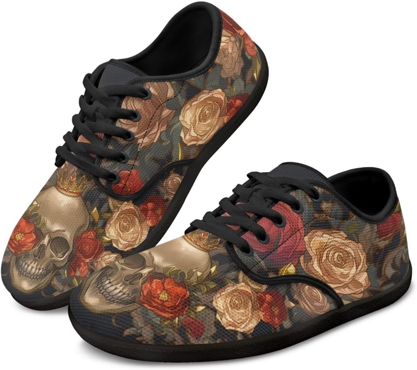 Кроссовки Skull для женщин и мужчин, повседневная обувь для бизнеса, с широкой носочной частью, босоножки, обувь для ходьбы с нулевым перепадом Pointodoor, Skull Flower Printed
Кроссовки Skull для женщин и мужчин, повседневная обувь для бизнеса, с широкой носочной частью, босоножки, обувь для ходьбы с нулевым перепадом Pointodoor, Skull Flower Printed