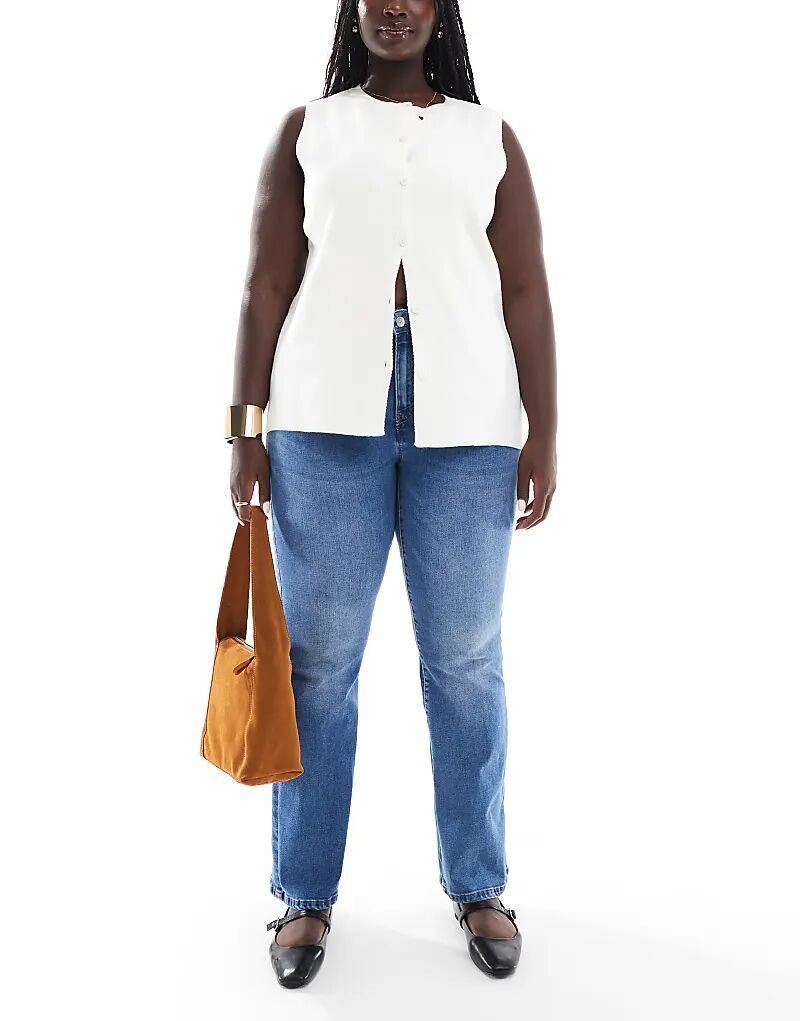 Расклешенные джинсы средне-синего цвета ONLY
Расклешенные джинсы средне-синего цвета ONLY