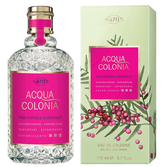 4711, Acqua Colonia Pink Pepper & Grapefruit, одеколон, 170 мл
4711, Acqua Colonia Pink Pepper & Grapefruit, одеколон, 170 мл