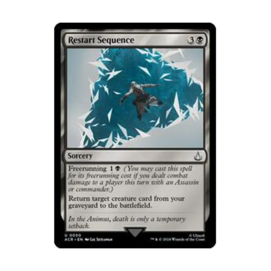 CCG Перезапустить последовательность (U), MTG - Universes Beyond: Assassin's Creed
CCG Перезапустить последовательность (U), MTG - Universes Beyond: Assassin's Creed