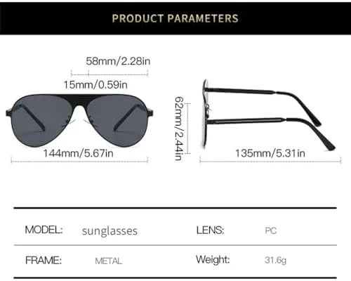 Женские солнцезащитные очки 2027 Metal, большие мужские солнцезащитные очки-зеркала для вождения, женские солнцезащитные очки с защитой от УФ-излучения UV400 MTZJH, 5
Женские солнцезащитные очки 2027 Metal, большие мужские солнцезащитные очки-зеркала для вождения, женские солнцезащитные очки с защитой от УФ-излучения UV400 MTZJH, 5
