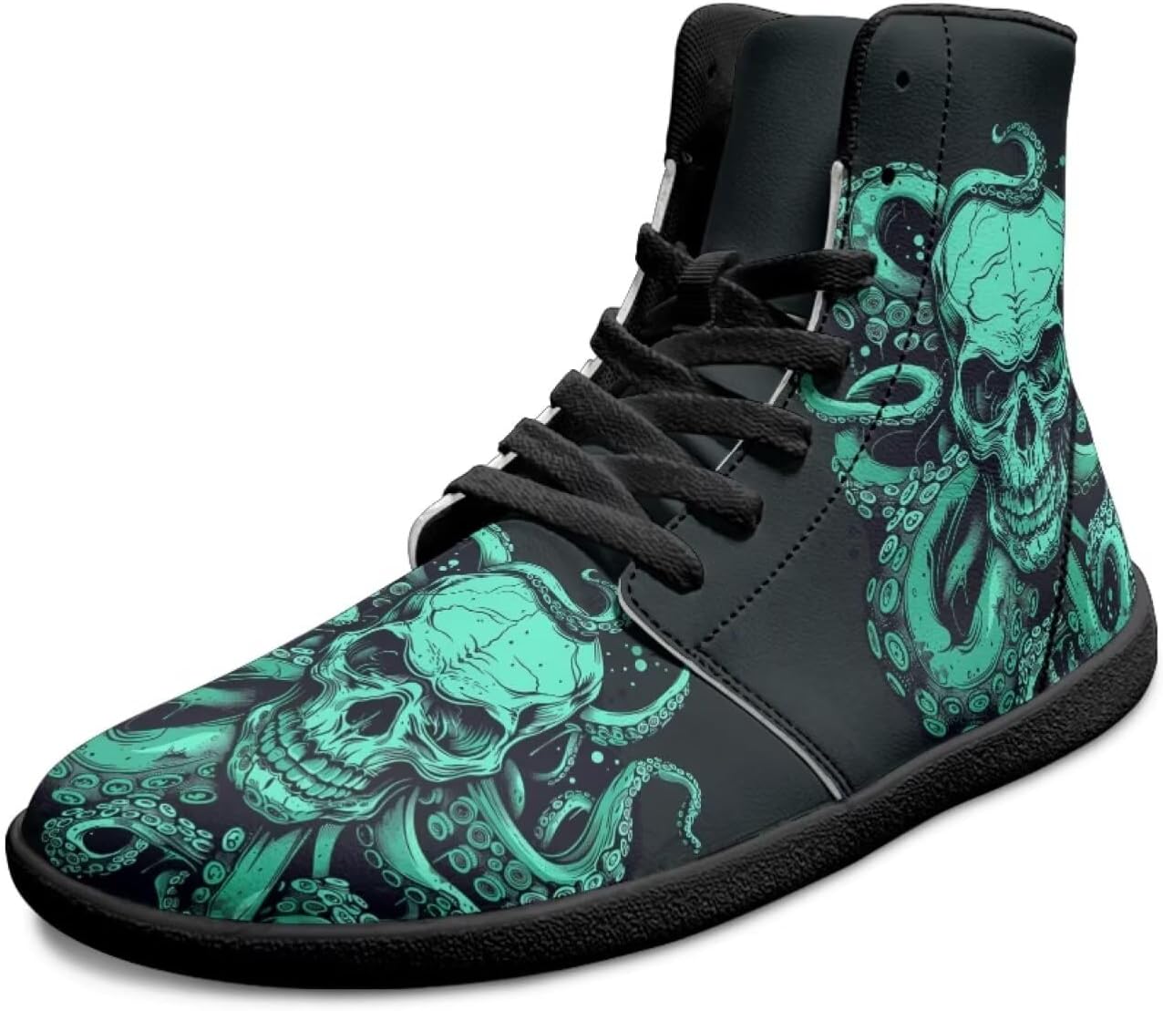 Мужские высокие кроссовки с черепом, с широкой ноской, противоскользящие, повседневные, дышащие для ходьбы Xixirimido, Octopus Skull
Мужские высокие кроссовки с черепом, с широкой ноской, противоскользящие, повседневные, дышащие для ходьбы Xixirimido, Octopus Skull