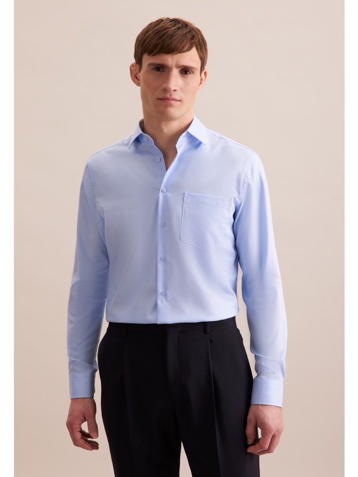 Рубашка Seidensticker, светло-синий
Рубашка Seidensticker, светло-синий