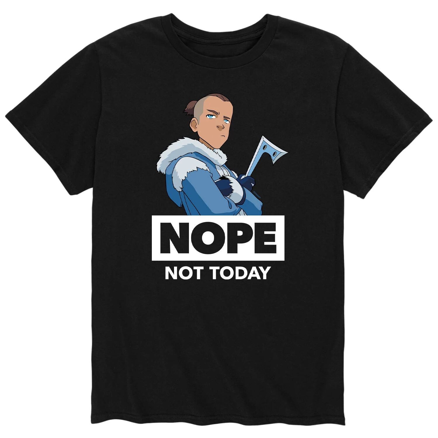 Мужская футболка Nickelodeon Avatar Sokka "Nope Not Today"
Мужская футболка Nickelodeon Avatar Sokka "Nope Not Today"