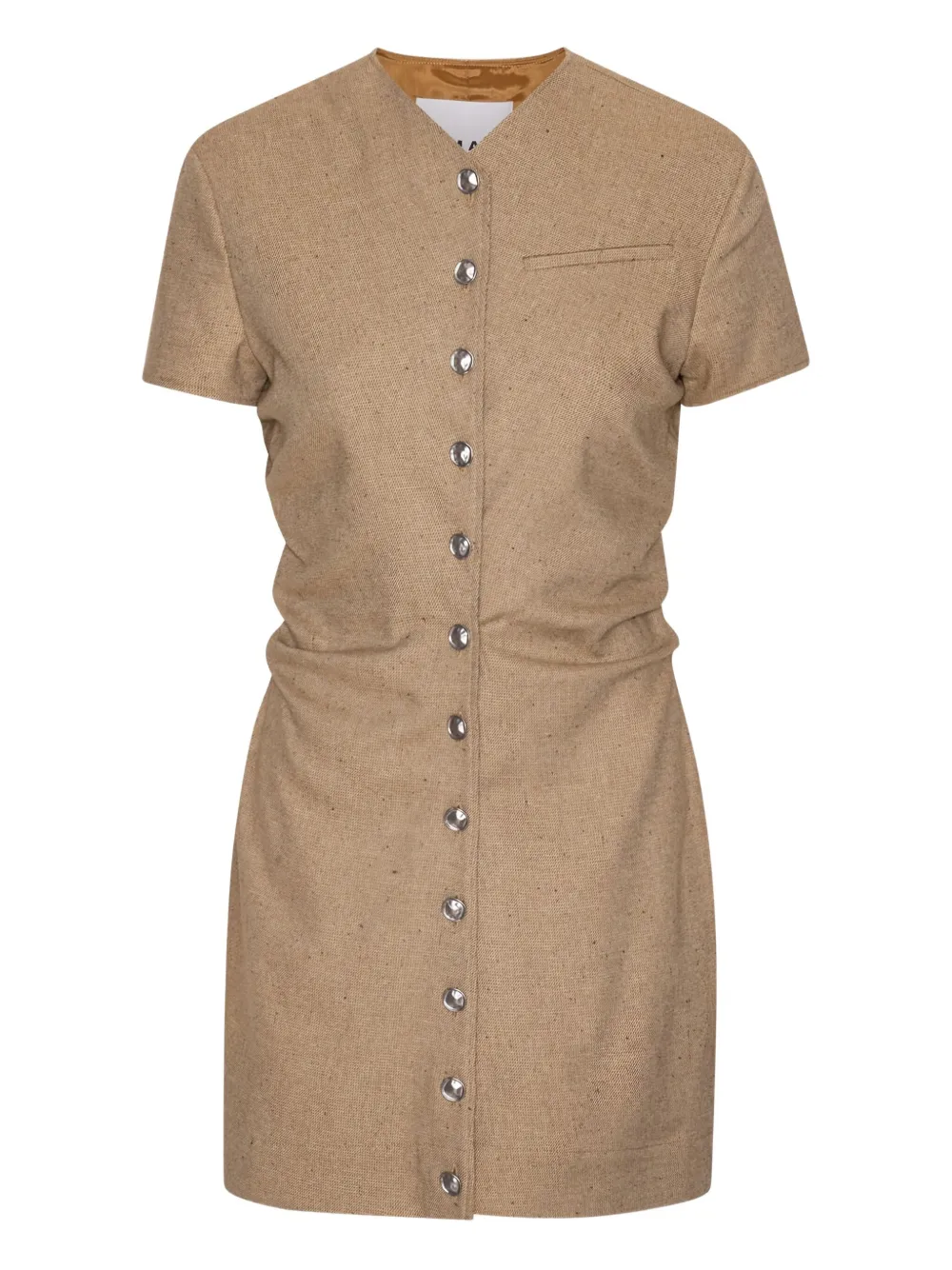 Платье с застежкой на пуговицы спереди и сборками REMAIN, коричневый
Платье с застежкой на пуговицы спереди и сборками REMAIN, коричневый