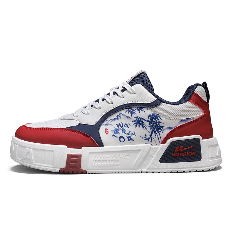 WARRIOR Нескользящие, износостойкие, легкие низкие кроссовки для скейтбординга, мужские, бежевые, синие, красные
WARRIOR Нескользящие, износостойкие, легкие низкие кроссовки для скейтбординга, мужские, бежевые, синие, красные