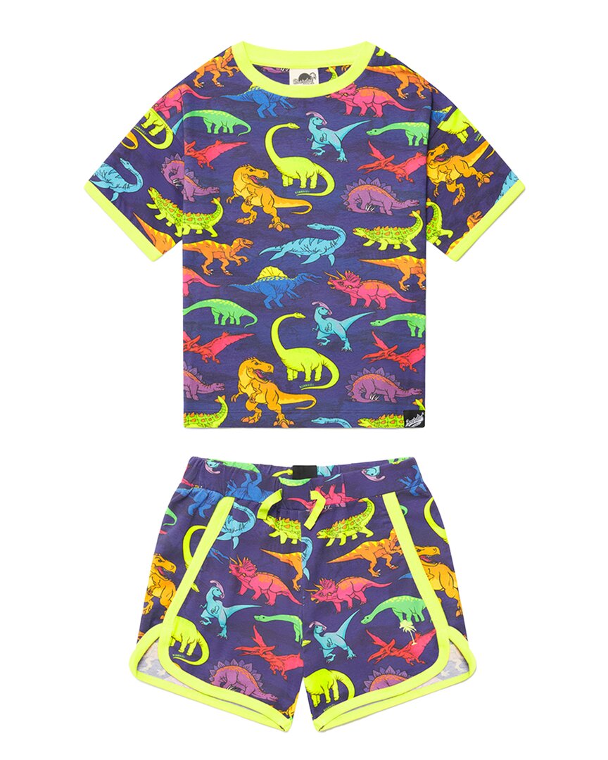 Комплект Boardies "Яркий динозавр" с футболкой и шортами Boardies, фиолетовый
Комплект Boardies "Яркий динозавр" с футболкой и шортами Boardies, фиолетовый