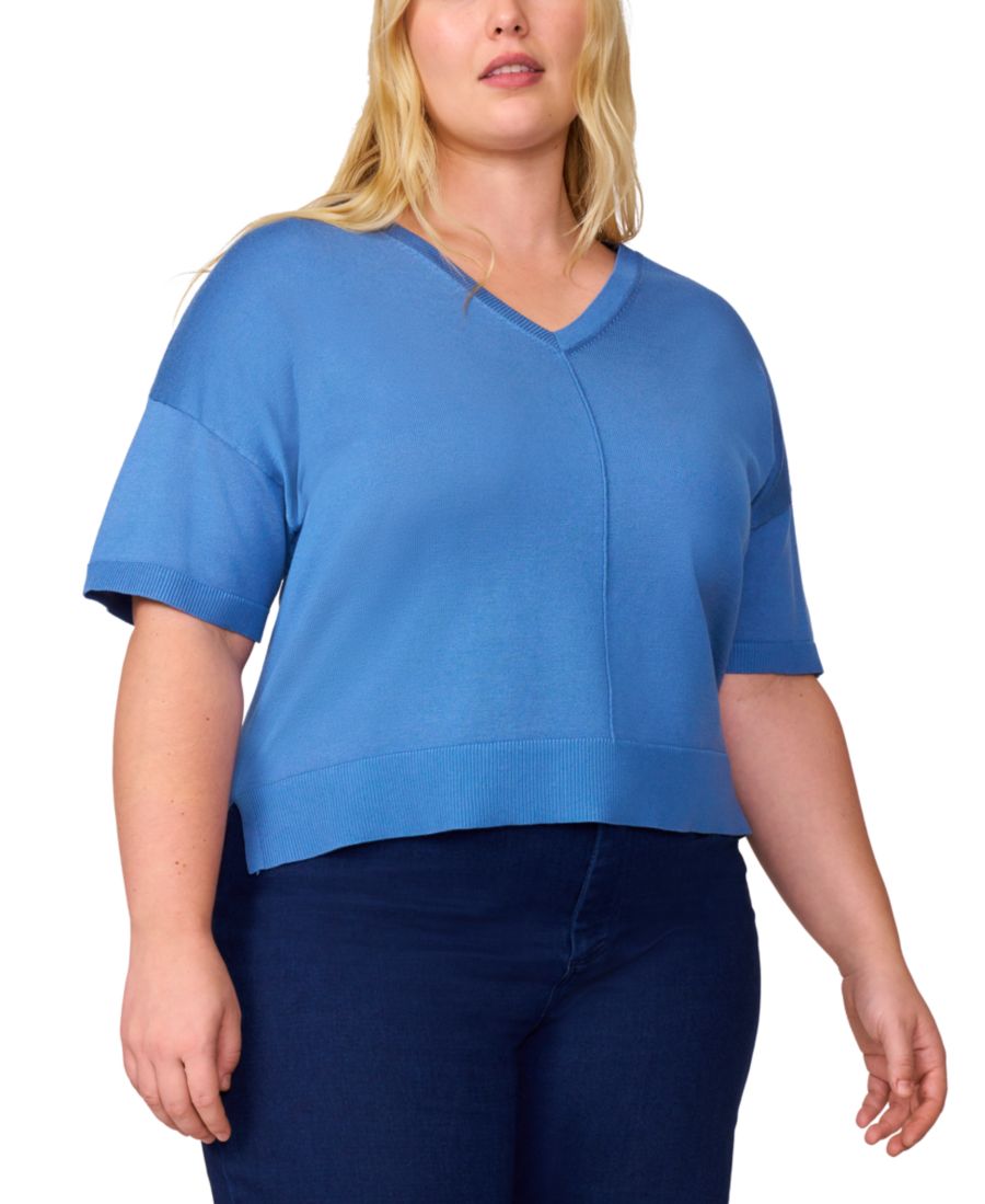 Свитер большого размера с V-образным вырезом и швом Melissa Paige, Riverside
Свитер большого размера с V-образным вырезом и швом Melissa Paige, Riverside