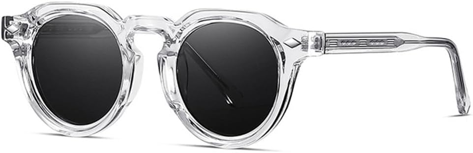 Ретро круглые женские солнцезащитные очки класса люкс, модные сине-зеленые оттенки, защита от УФ-излучения UV400, мужские трендовые очки с заклепками, панк-очки TKKTLLT, Transparent Grey
Ретро круглые женские солнцезащитные очки класса люкс, модные сине-зеленые оттенки, защита от УФ-излучения UV400, мужские трендовые очки с заклепками, панк-очки TKKTLLT, Transparent Grey