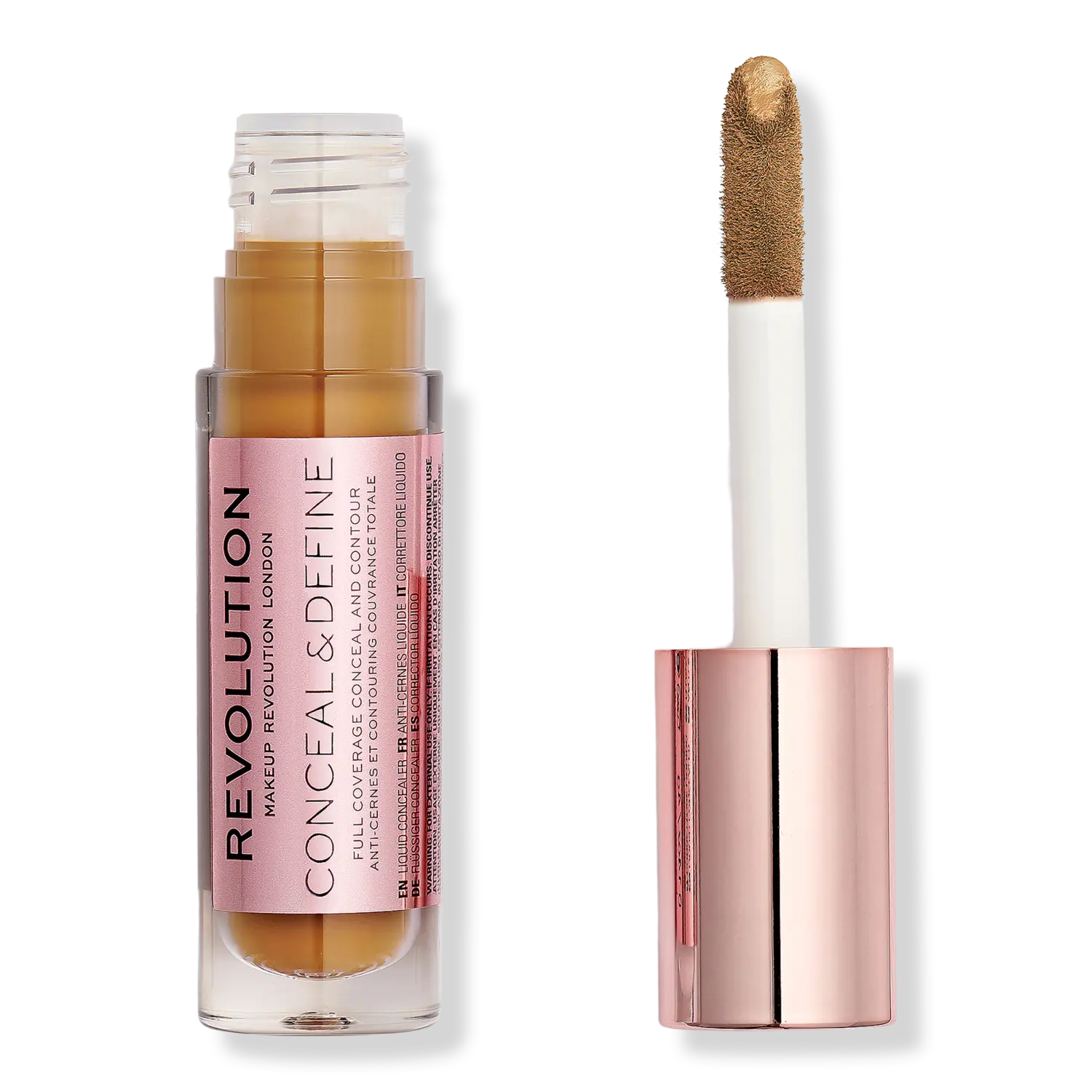 Консилер Conceal & Define с полным покрытием Revolution Beauty, C13.7 (for dark skin tones w/ a yellow undertone)
Консилер Conceal & Define с полным покрытием Revolution Beauty, C13.7 (for dark skin tones w/ a yellow undertone)