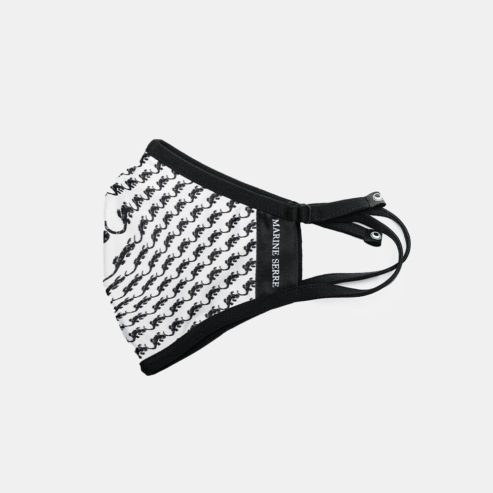 Маска Marine Serre Gecko Jacquard Face, черный/серый
Маска Marine Serre Gecko Jacquard Face, черный/серый