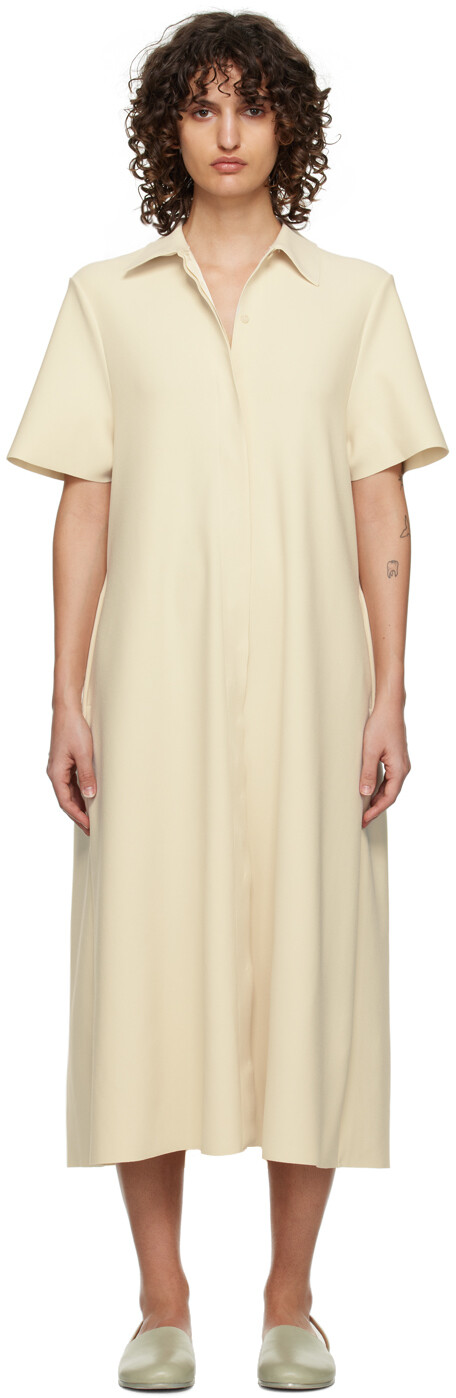 Платье миди с расклешенным воротником Off-White Birrot
Платье миди с расклешенным воротником Off-White Birrot