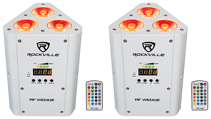 Комплект 2 Rockville RF WEDGE WHITE RGBWA + UV Battery Wireless DMX DJ Up Lights + RF Remotes RF WEDGE WHITE
Комплект 2 Rockville RF WEDGE WHITE RGBWA + UV Battery Wireless DMX DJ Up Lights + RF Remotes RF WEDGE WHITE