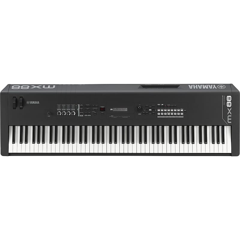 Yamaha MX-88 88-клавишный взвешенный музыкальный синтезатор, черный MX-88 88-Key Weighted Action Music Synthesizer - Black
Yamaha MX-88 88-клавишный взвешенный музыкальный синтезатор, черный MX-88 88-Key Weighted Action Music Synthesizer - Black