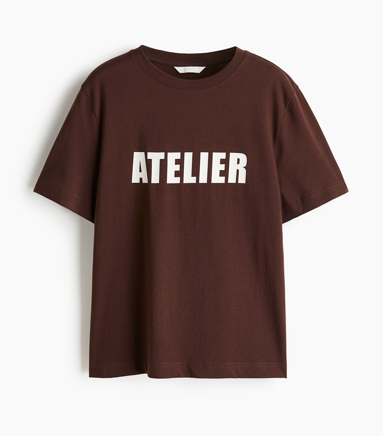 Футболка H&M With Print, темно-коричневый/Atelier
Футболка H&M With Print, темно-коричневый/Atelier