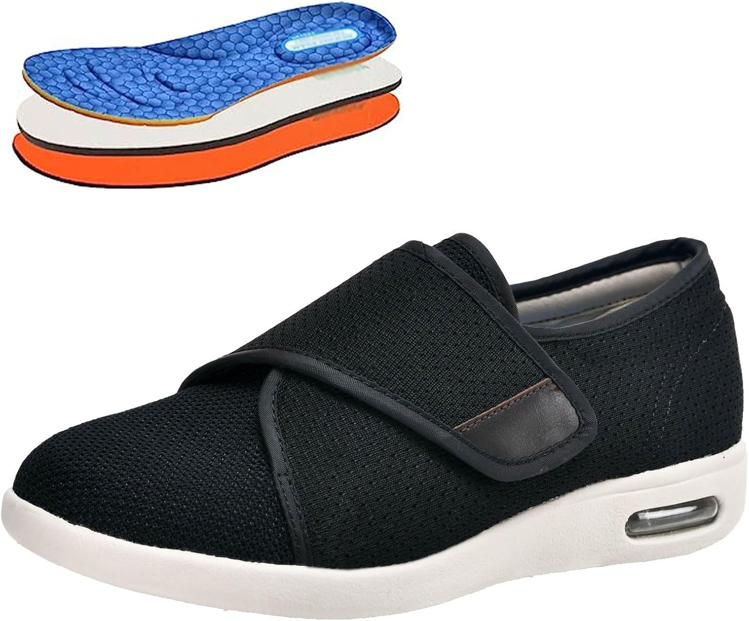 Кроссовки bumuam Extra Wide для ходьбы при отеке, для пожилых мужчин, с регулируемой застежкой, дышащие, легкие, против скольжения, для опухших ног, увеличенные для отека, мужские, размер 11.5, черный
Кроссовки bumuam Extra Wide для ходьбы при отеке, для пожилых мужчин, с регулируемой застежкой, дышащие, легкие, против скольжения, для опухших ног, увеличенные для отека, мужские, размер 11.5, черный