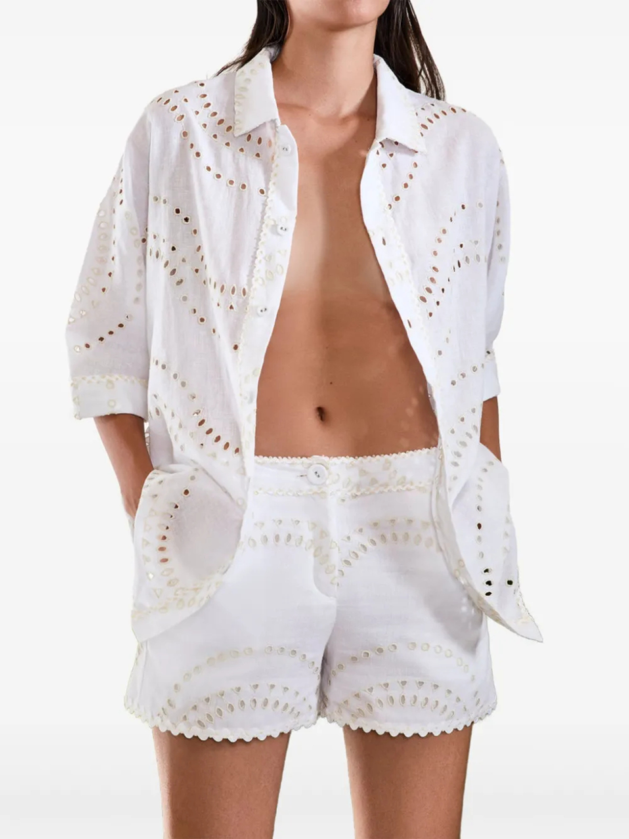 Шорты Drea Charo Ruiz Ibiza, белый 
Шорты Drea Charo Ruiz Ibiza, белый