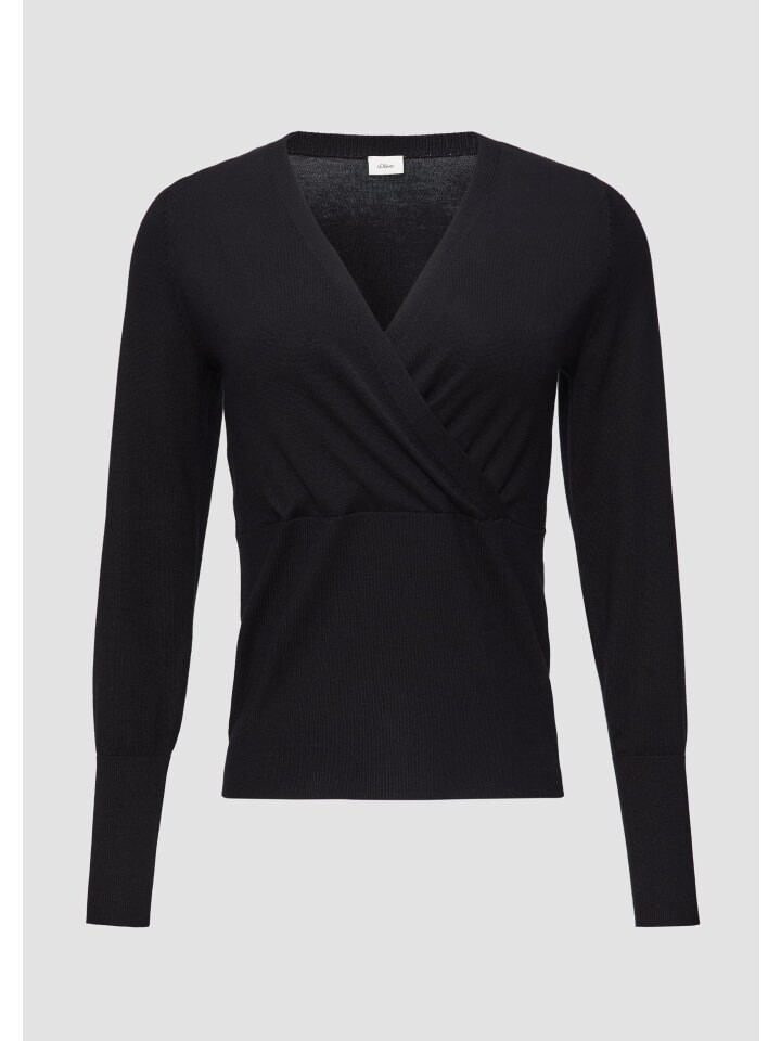 Пуловер sOliver BLACK LABEL Strick langarm, черный
Пуловер sOliver BLACK LABEL Strick langarm, черный