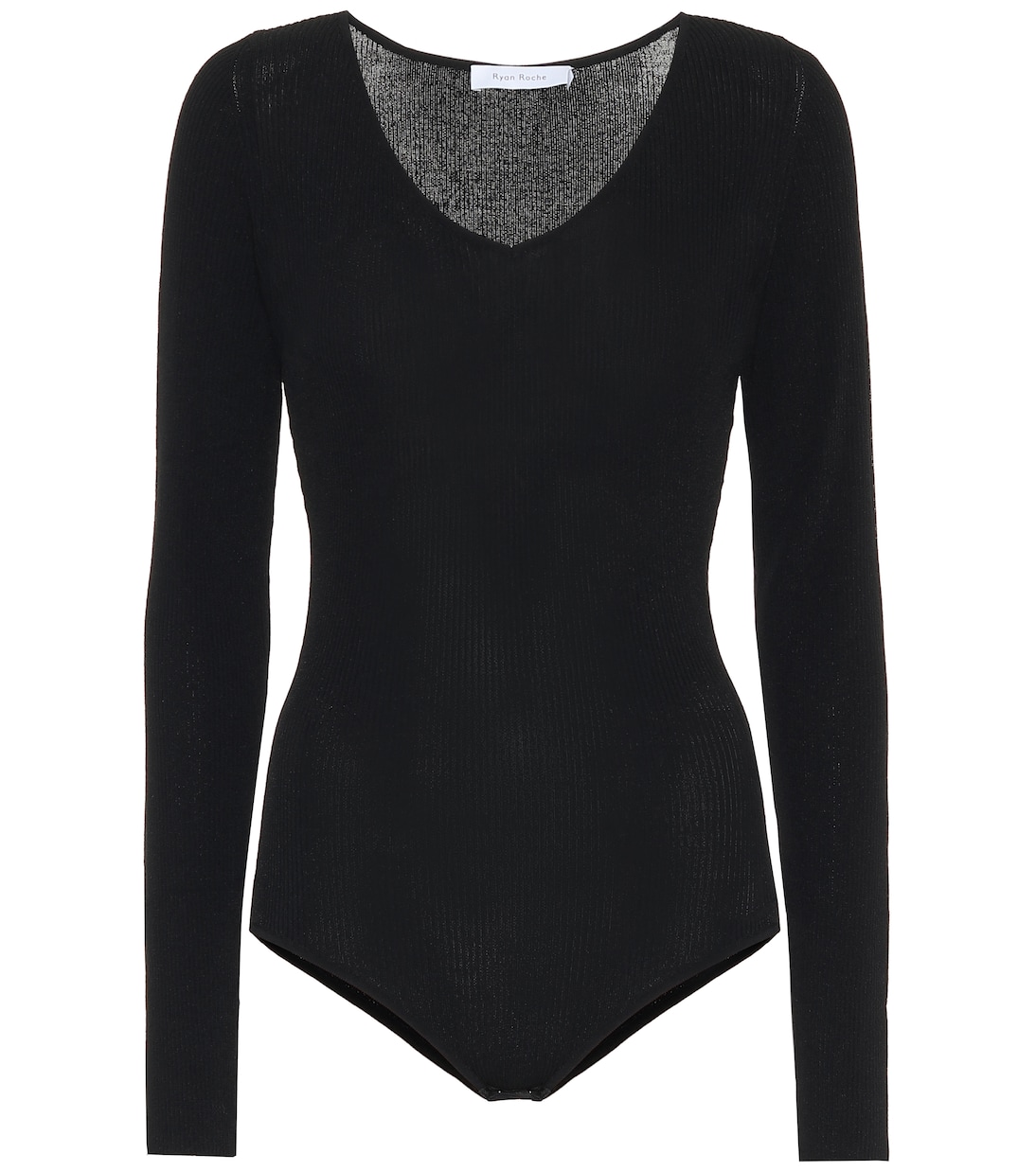 Боди из эластичного трикотажа Ryan Roche, черный
Боди из эластичного трикотажа Ryan Roche, черный