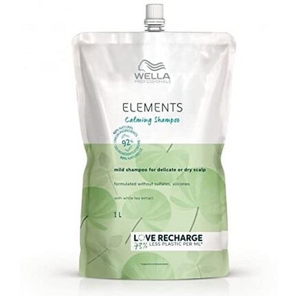 Professional Elements успокаивающий шампунь 1000мл, Wella
Professional Elements успокаивающий шампунь 1000мл, Wella