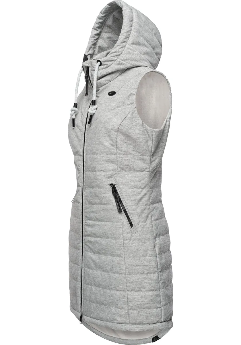 Стеганый жилет Ragwear "Lucinda Vest Long", стеганый длинный жилет на подкладке с капюшоном, белый
Стеганый жилет Ragwear "Lucinda Vest Long", стеганый длинный жилет на подкладке с капюшоном, белый