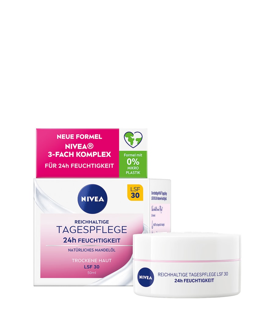 Дневной крем NIVEA Reichhaltige Tagespflege LSF 30, 50 ml
Дневной крем NIVEA Reichhaltige Tagespflege LSF 30, 50 ml