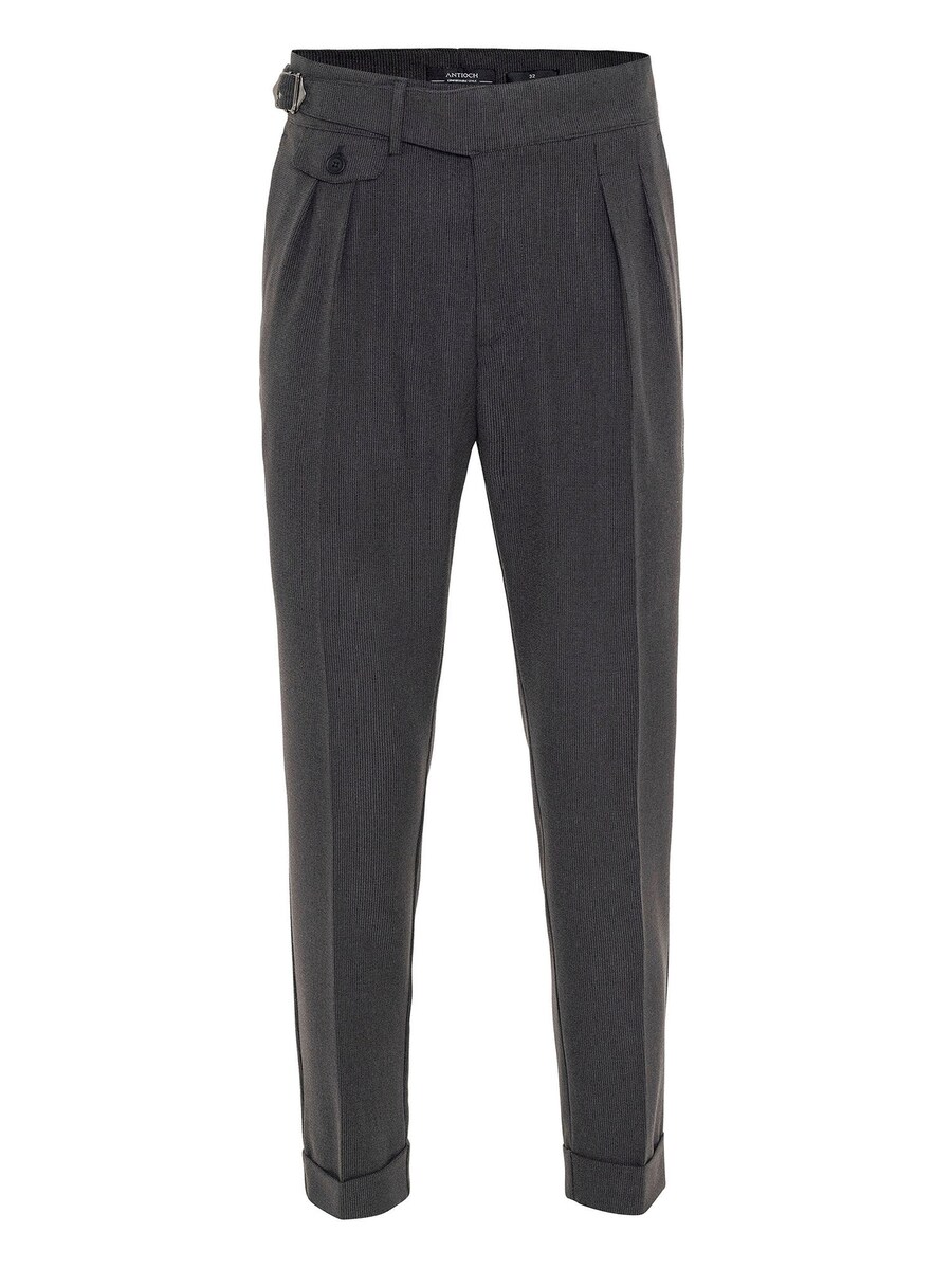 Зауженные брюки в складку спереди Antioch, антрацит
Зауженные брюки в складку спереди Antioch, антрацит