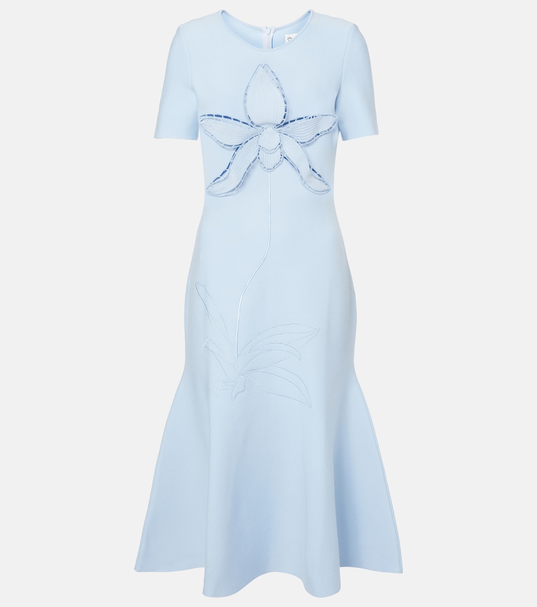 Жаккардовое коктейльное платье с аппликацией в виде орхидеи Oscar de la Renta, Powder Blue
Жаккардовое коктейльное платье с аппликацией в виде орхидеи Oscar de la Renta, Powder Blue