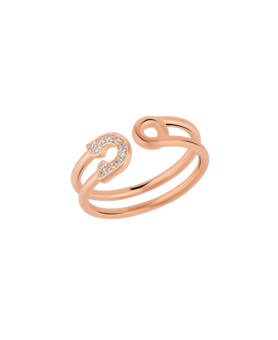 Кольцо из стерлингового серебра с инкрустацией драгоценными камнями и булавкой Spero London, Rose gold
Кольцо из стерлингового серебра с инкрустацией драгоценными камнями и булавкой Spero London, Rose gold